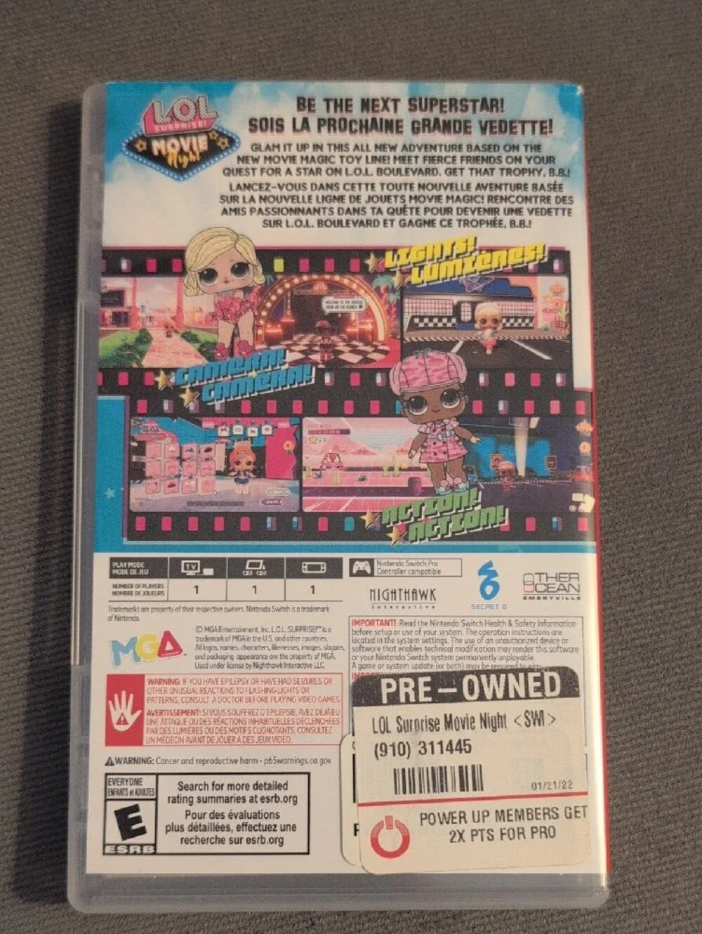 Nintendo Switch L.O.L. Surprise! Movie Night Game